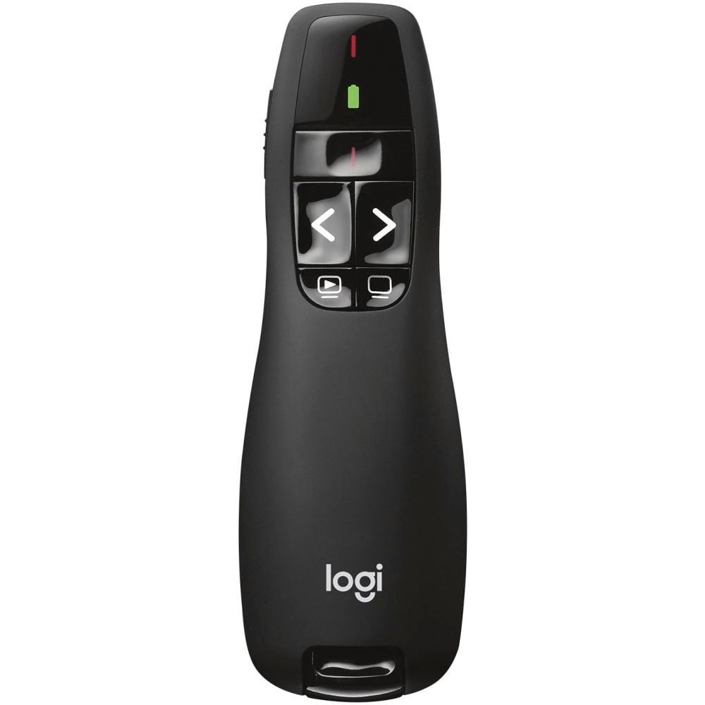 Wireless Presenter with Intuitive Controls and Laser Pointer