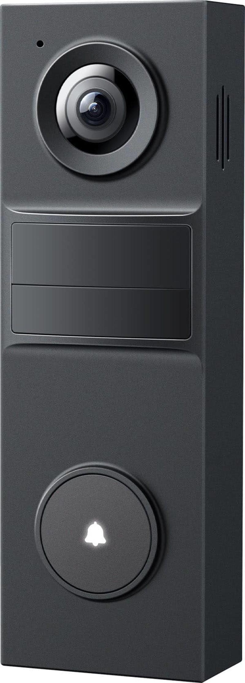 TP-Link Tapo Smart Live View 2K Video Doorbell with Ring Call, 160° FOV, Local and Cloud Storage - No Monthly Fees - Black