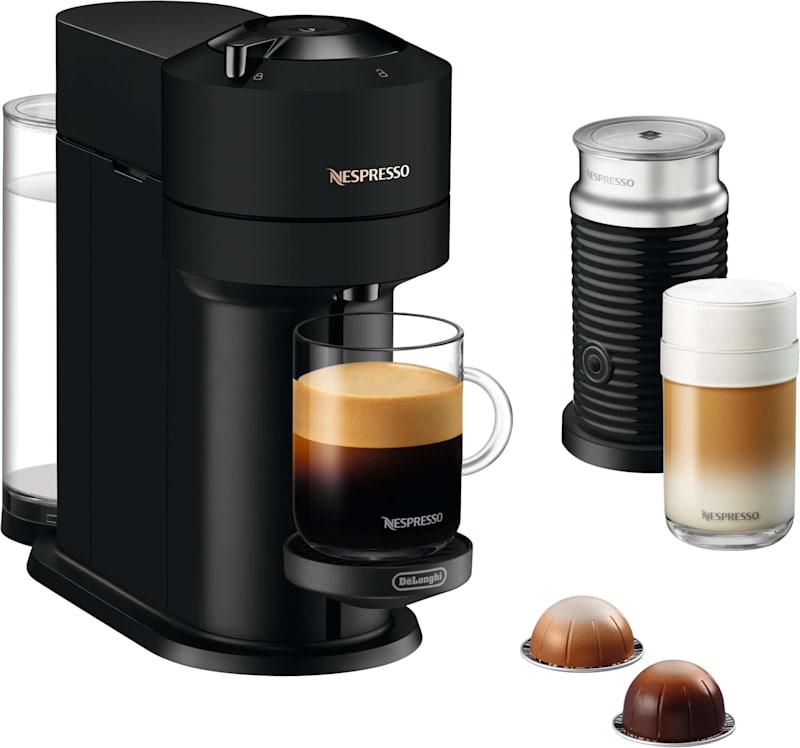 Nespresso Vertuo Next Coffee and Espresso Maker by De'Longhi with Aeroccino Milk Frother