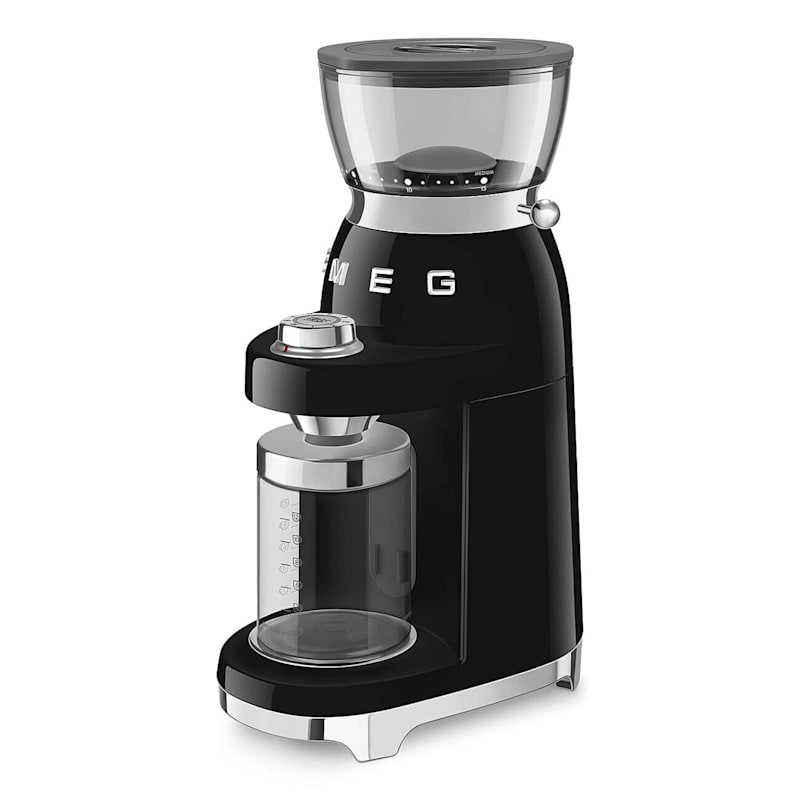 Smeg Retro Style Conical Burr Multipurpose Coffee Grinder, Black