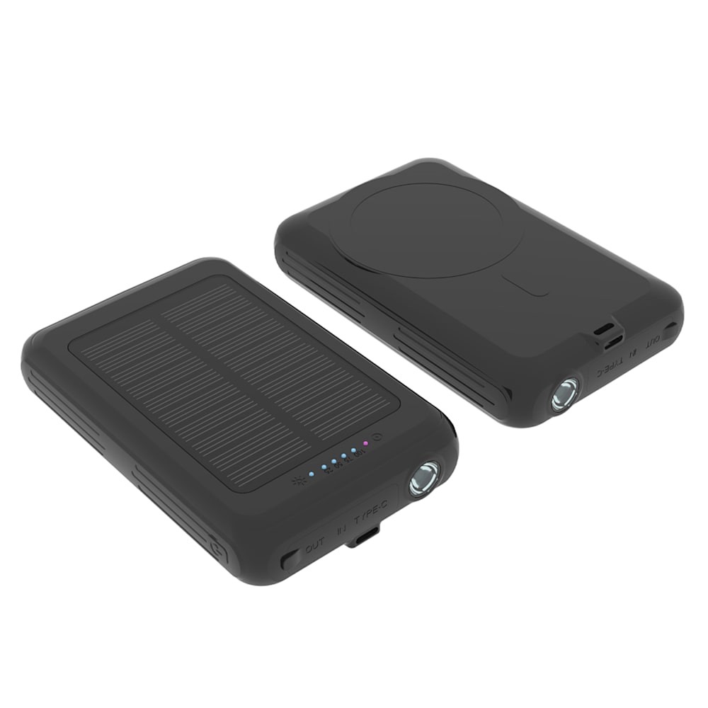 Brookstone 2-Pack 5000mAh MagSafe Wireless Solar Power Banks